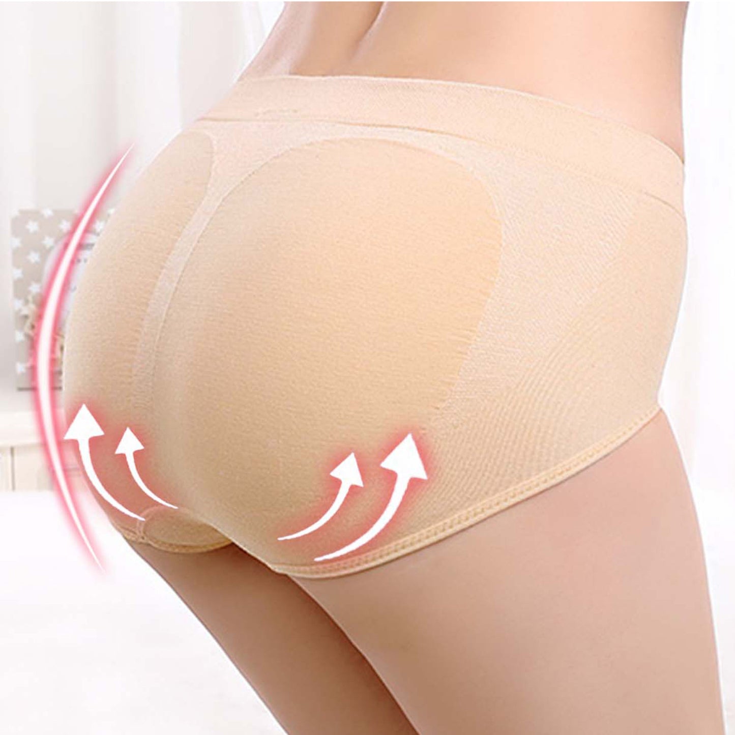 Women’s Soft Seamless Hip-Enhancing Padded Briefs – Butt Lift Panties, Comfort Fit, Full Coverage Underwear - Premium panties from Lizard Vigilante - Just $14.44! Shop now at Lizard Vigilante