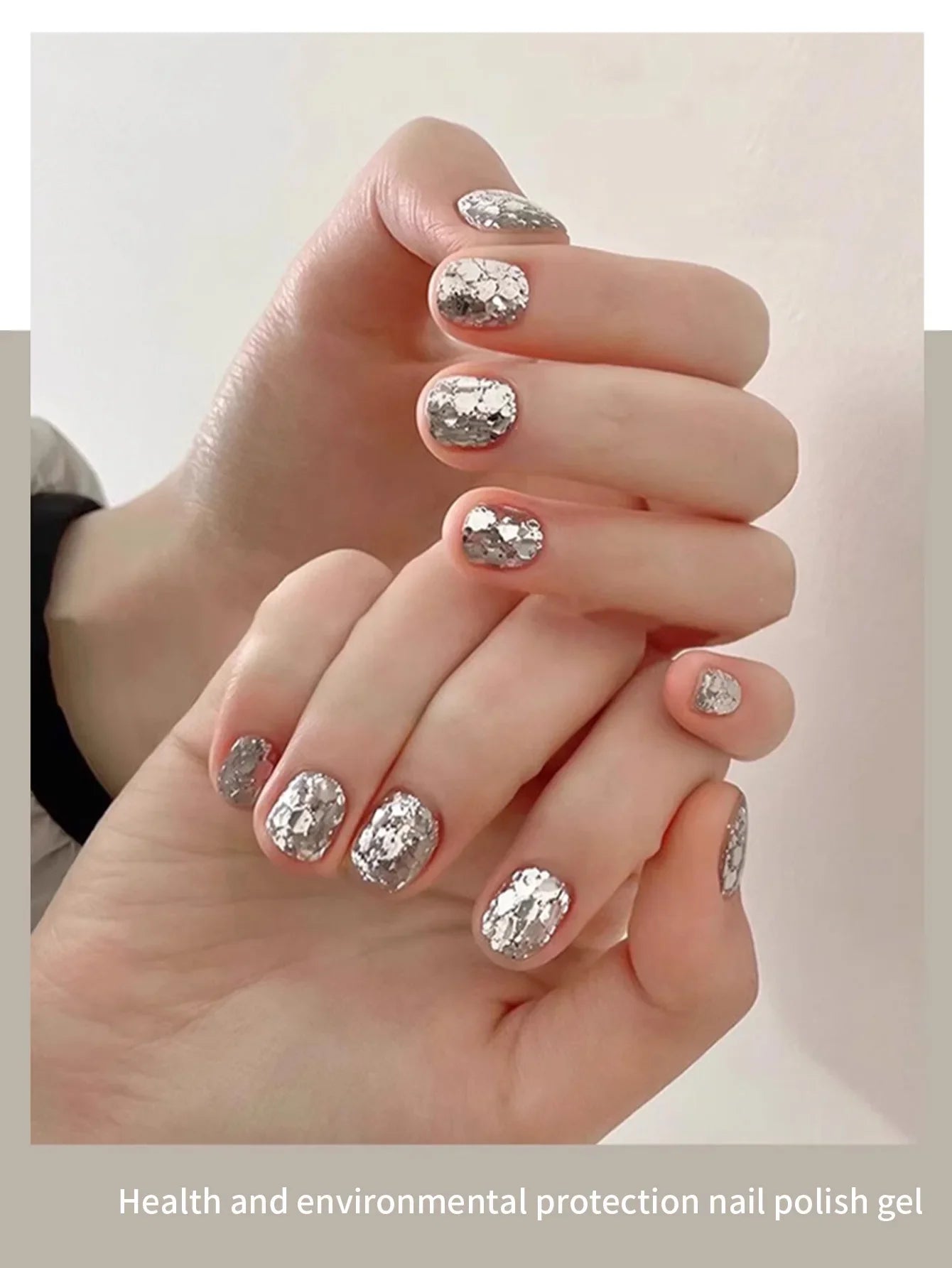 8g Sparkling Light Shimmering Sequins Gel nail polish Soak Off Semi Permanent UV LED Varnish Women's Nail Salon Exclusive