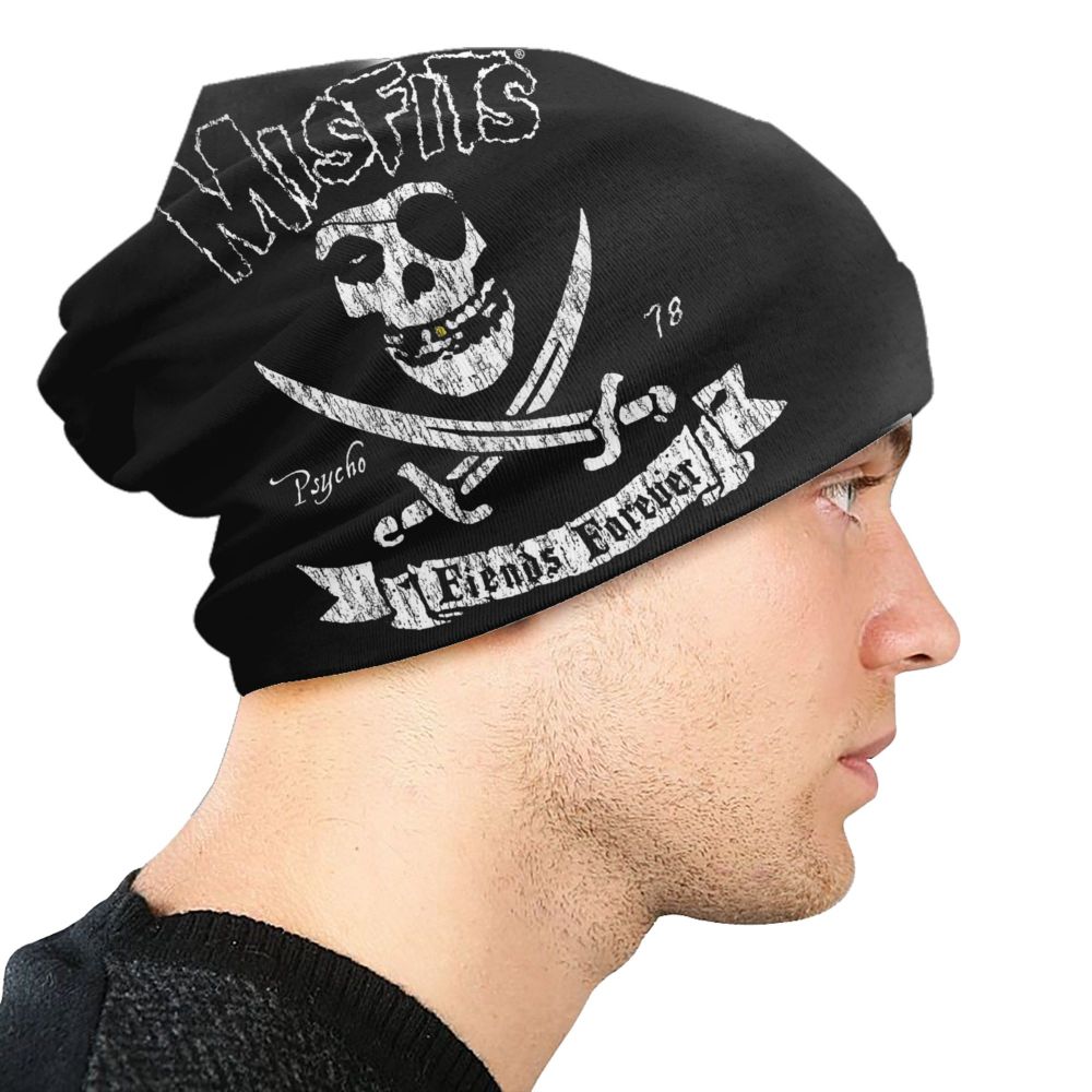 Misfits Horror Punk Rock Knit Beanie – Unisex Winter Skull Cap for Men & Women - Premium beanie from dsers - Just $19.99! Shop now at Lizard Vigilante