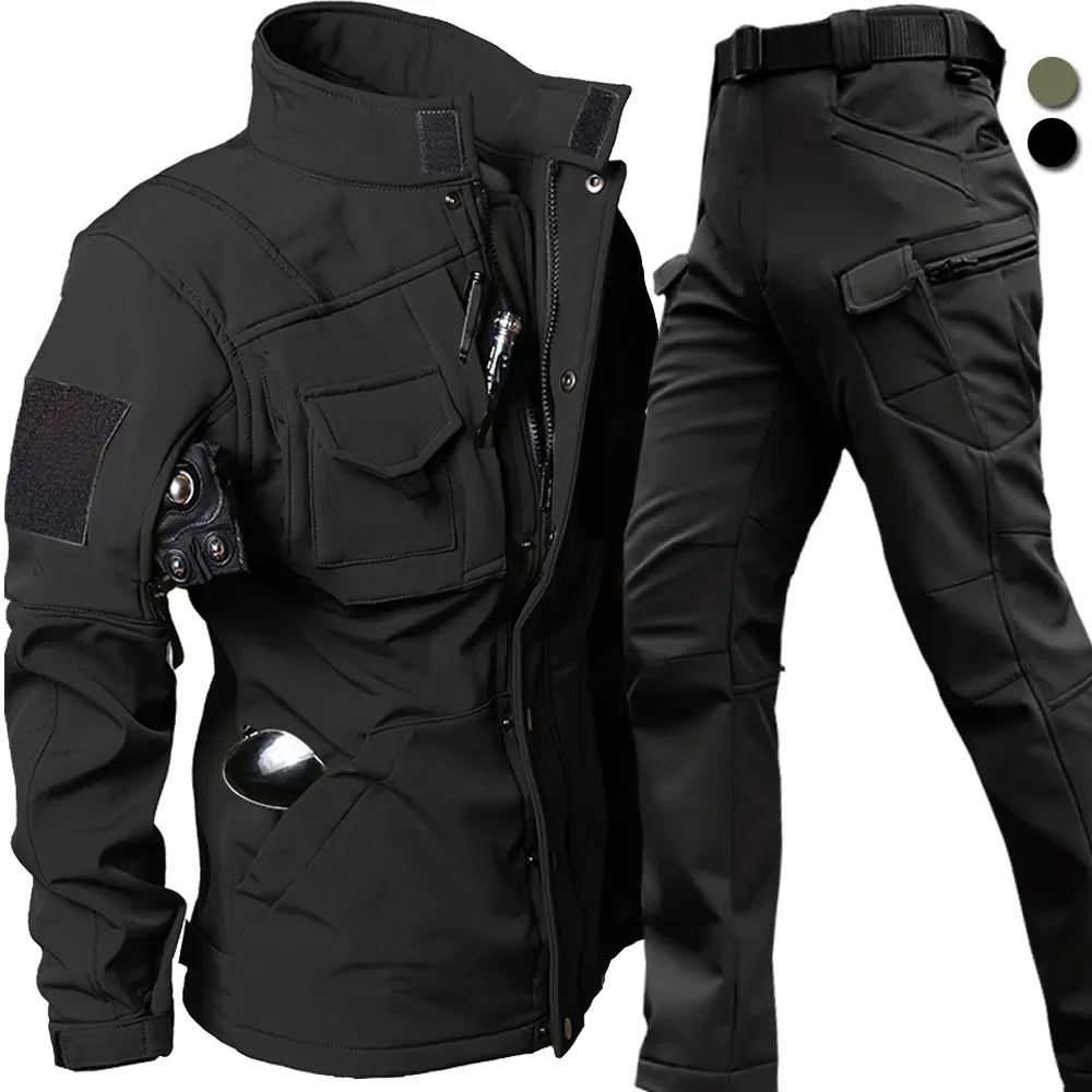 Conquer the Elements: Tactical Biker Jacket Suit - Premium snow suit from Lizard Vigilante - Just $51.99! Shop now at Lizard Vigilante