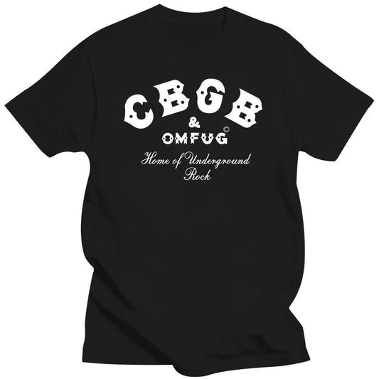 Cotton T Shirt Men Women Summer Cotton T Shirt CBGB OMFUG T-Shirt Punk Rock CBs Underground Tee EU Size Tee-Shirt Tops - Premium tshirt from Lizard Vigilante - Just $22.99! Shop now at Lizard Vigilante