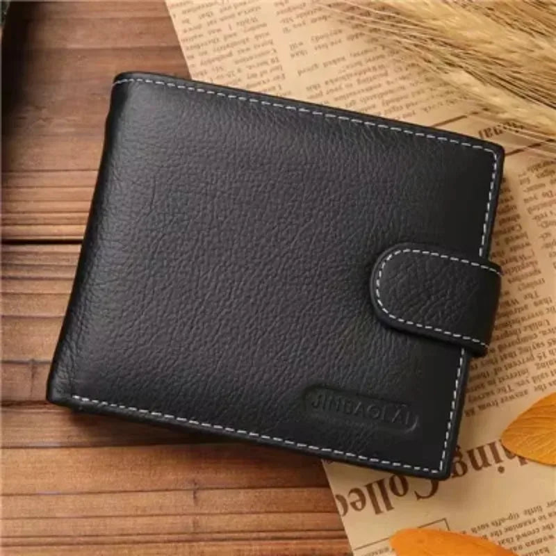 Cowhide Wallet – Genuine Leather Short Wallet For Men