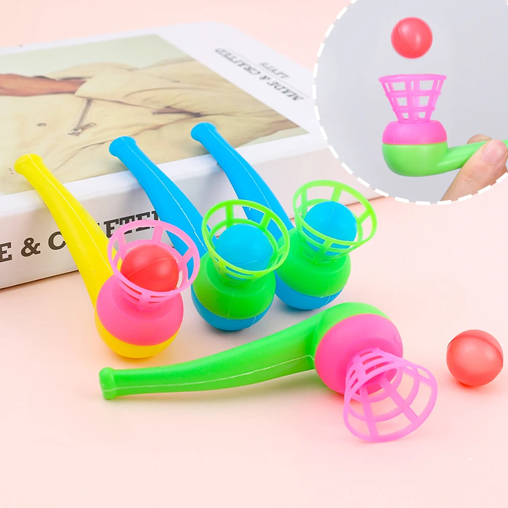 Plastic Pipe Blowing Ball Toys For Kids 2/4/8Pcs Outdoor Sports Games Balance Training Learning Toys Children Funny Gifts - Premium toy from Lizard Vigilante - Just $12.99! Shop now at Lizard Vigilante