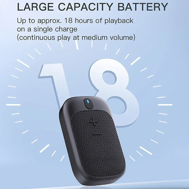 Wearable Bluetooth Speaker Outdoor Speaker Portable Bluetooth Call Speaker with Magnetic Bracket  for Biking, Hiking, Running