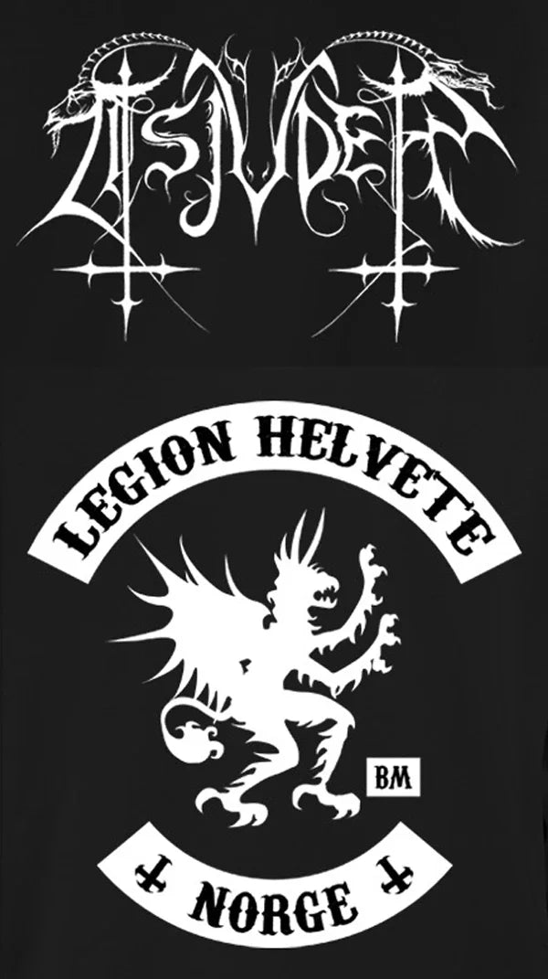 Legion of Helvete: Black Metal Music 'Norge' Hoodie – 100% Cotton, Heavy-Duty Streetwear for the Metal Enthusiast - Premium hoodie from Lizard Vigilante - Just $46.66! Shop now at Lizard Vigilante