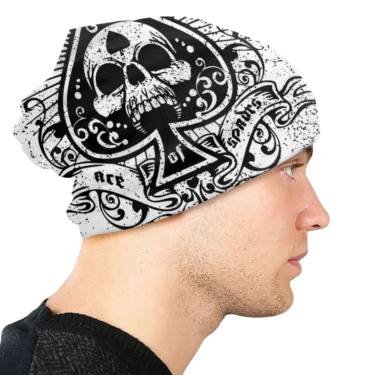 Ace Of Spades Heavy Metal 1980s Punk Rock Music Unisex Beanie - Premium beanie from Lizard Vigilante - Just $26.99! Shop now at Lizard Vigilante