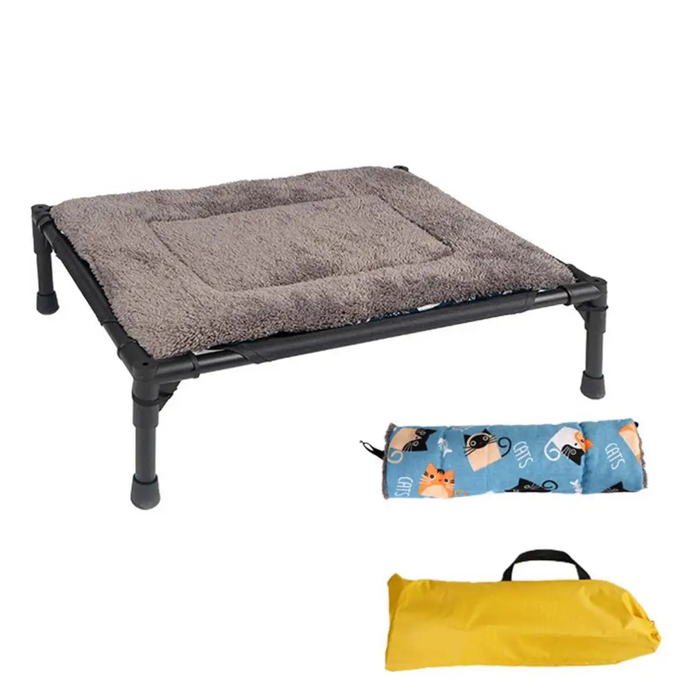 Elevated Dog Bed Portable Dog Bed Pet Bed Raised Elevated Anti-Slip Dog Cot Bed for Large Medium Small Dog Outside Beach Camping - Premium  from Lizard Vigilante - Just $40.99! Shop now at Lizard Vigilante