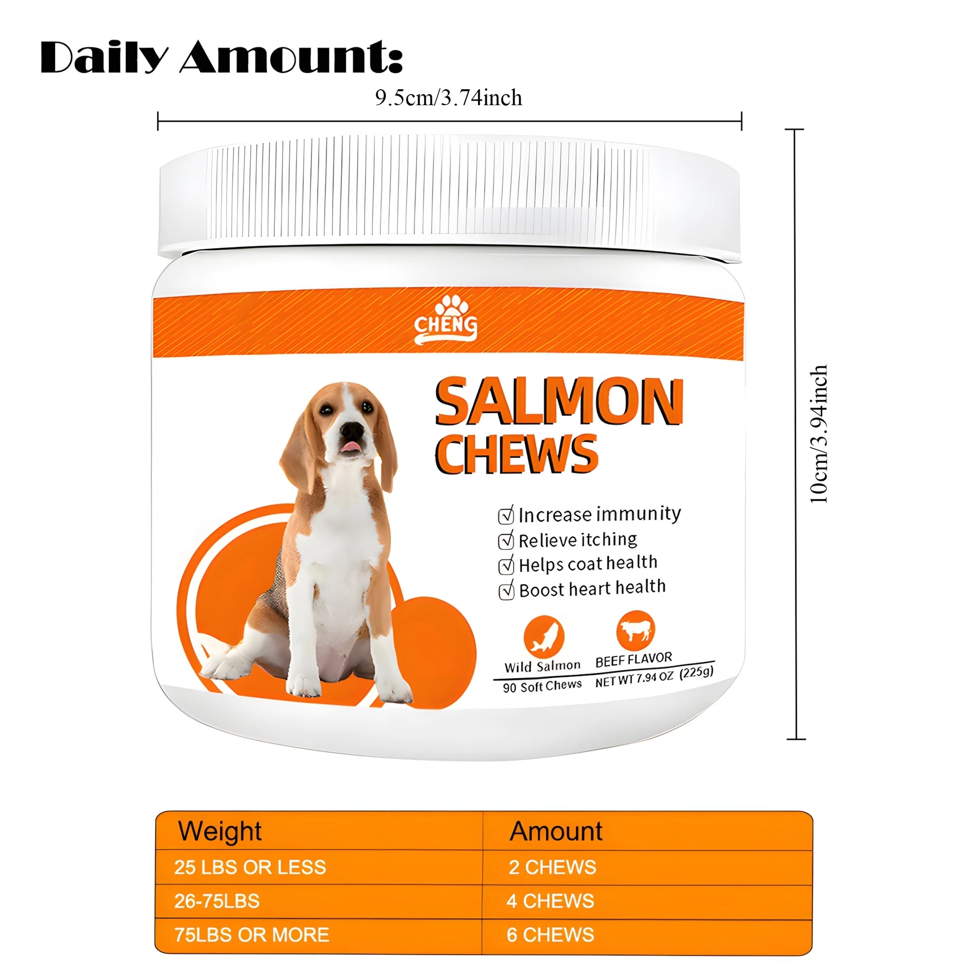 Omega-3 Salmon Soft Chews for Pets - Nourish Your Furry Friend - Premium salmon chews from Lizard Vigilante - Just $58.88! Shop now at Lizard Vigilante