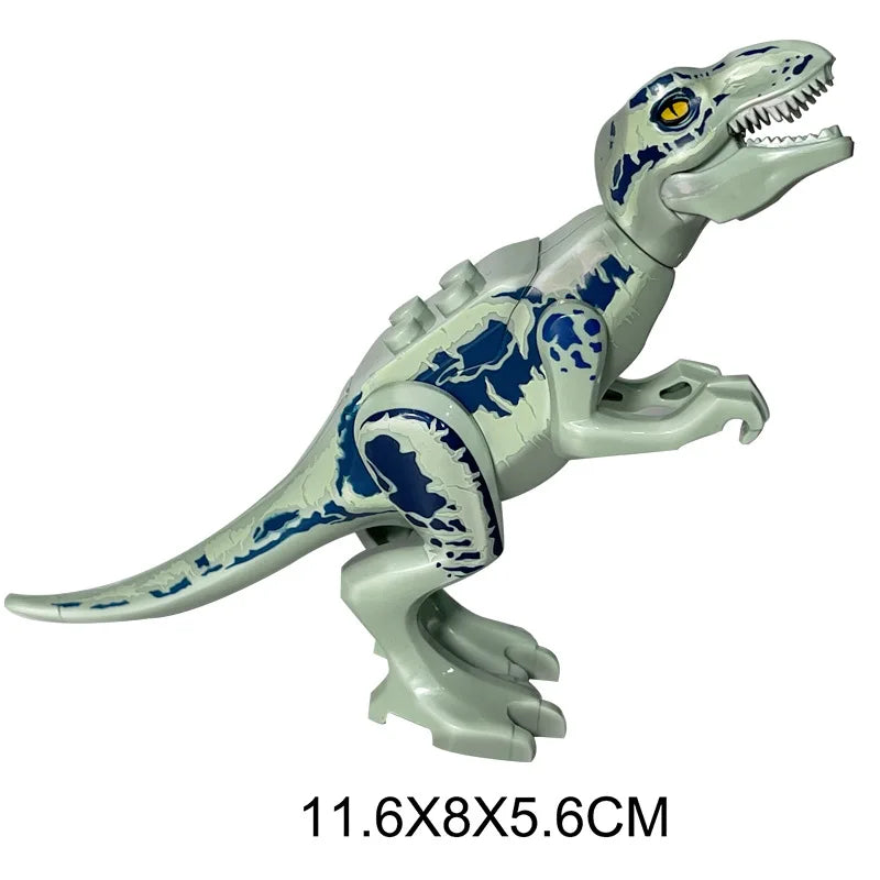 Dinosaurs Figures Bricks Building Blocks Velociraptor Jurassic Dino World Large T-Rex Triceratops Indominus Rex Toys For Kids - Premium toys from Lizard Vigilante - Just $1.99! Shop now at Lizard Vigilante