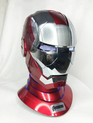 New AutoKing 1:1 Mk5 Iron Man Helmet Cosplay Voice Control Eyes with Light Model Toys for Adult Electric Wearable Christmas Gift - Premium  from Lizard Vigilante - Just $199.99! Shop now at Lizard Vigilante