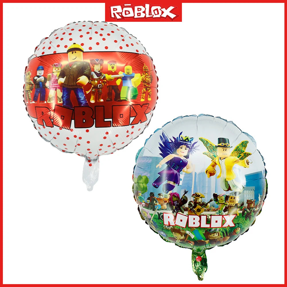 New Roblox Cartoon Modeling Game Aluminum Film Balloon – Birthday Party Supplies & Decorations for Children - Premium balloon from Lizard Vigilante - Just $15.99! Shop now at Lizard Vigilante