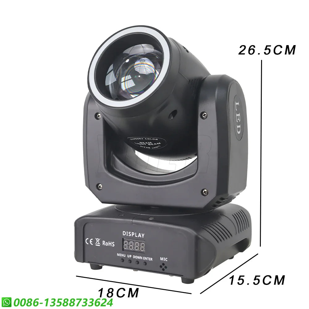 4PCS 120W LED Beam Spot RGB Ring Moving Head Lights - DMX DJ Disco Music Control Stage Lighting for Weddings & Events - Premium lighting from Lizard Vigilante - Just $799.99! Shop now at Lizard Vigilante