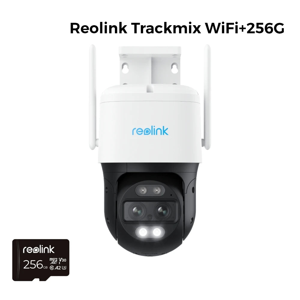 Reolink TrackMix WiFi 4K Outdoor Security Camera – Dual-Lens Motion Tracking, 8MP PTZ Cam with 6X Zoom & AI Human Detection - Premium Surveillance camera from Lizard Vigilante - Just $311.99! Shop now at Lizard Vigilante