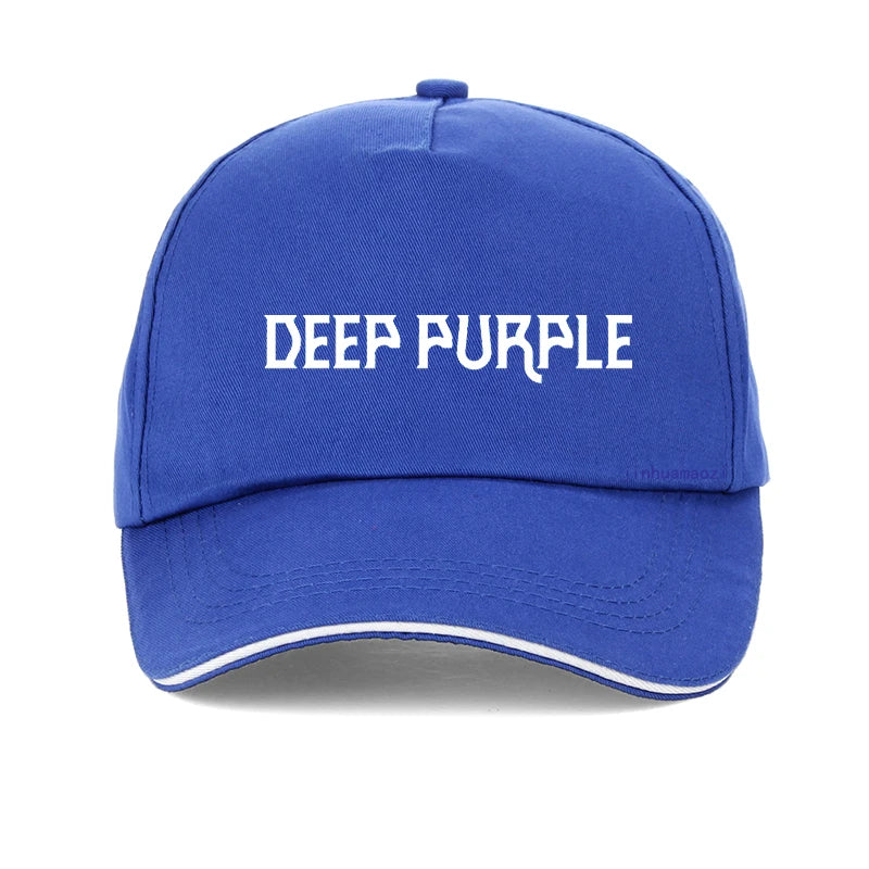 Smoke on the Water: Deep Purple Baseball Cap - Premium baseball cap from Lizard Vigilante - Just $23.88! Shop now at Lizard Vigilante