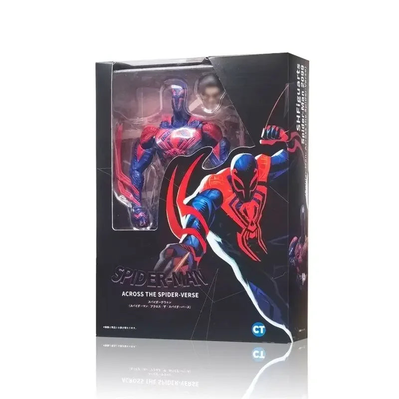 Spiderman 2099 Anime Figure Spiderman Across The Spider-Verse Part One Shf Action Figurine Model Statue Toy Desk Decora Kid Gift - Premium action figure from Lizard Vigilante - Just $36.99! Shop now at Lizard Vigilante