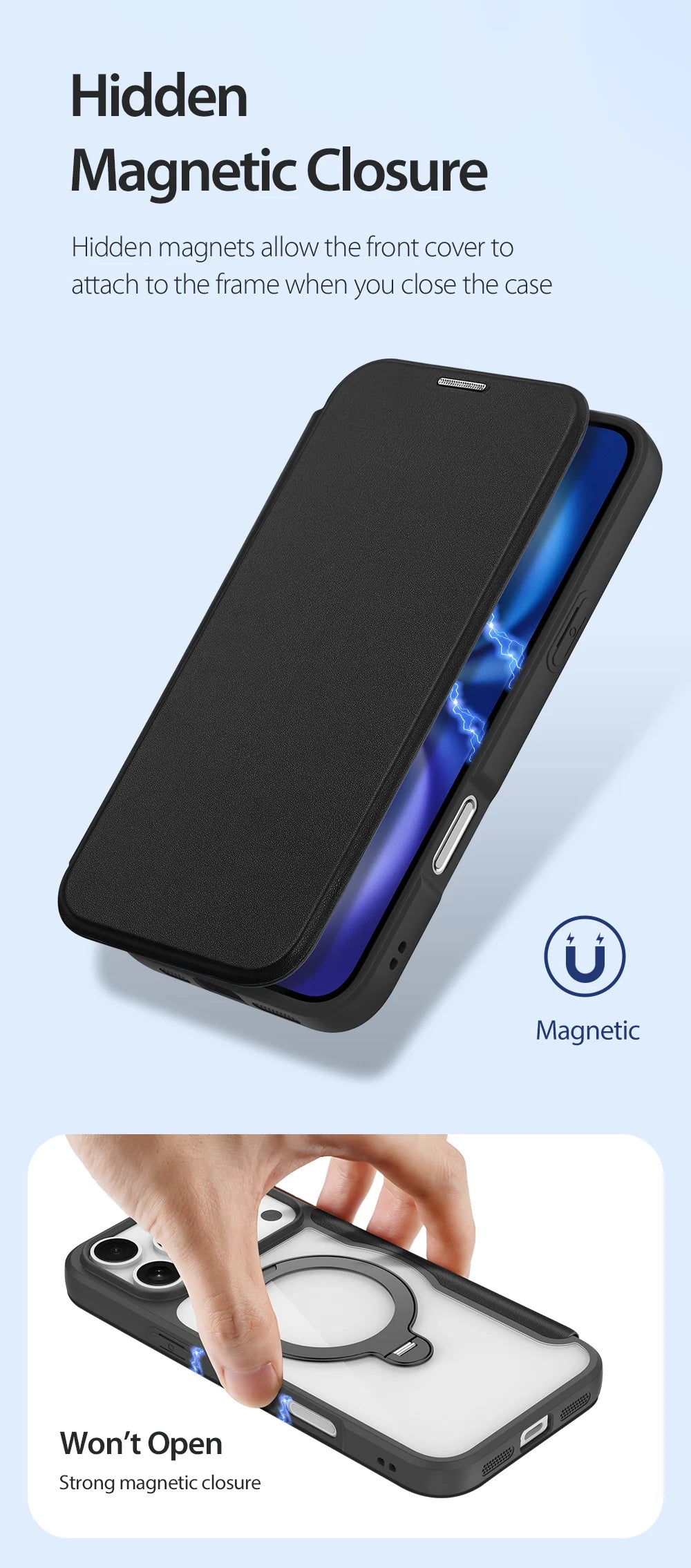 DUX DUCIS Armored MagSafe iPhone 17 Pro Max Case — Military-Grade Magnetic Stand Fortress