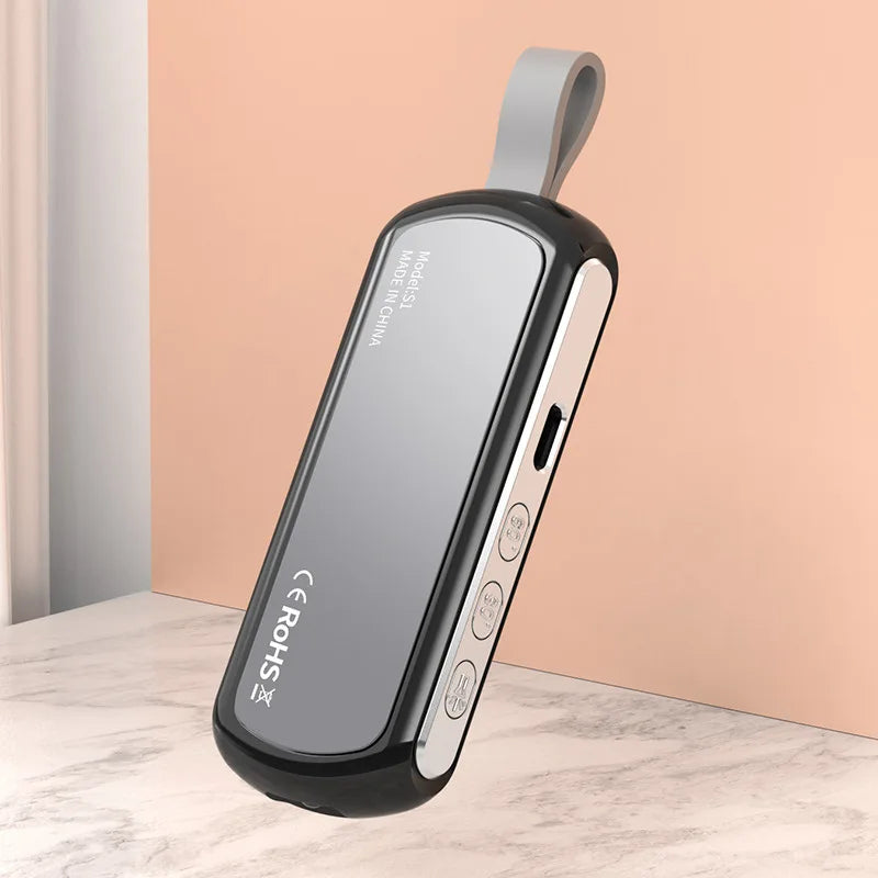 Wireless Bone Conduction Speaker Bluetooth 5.2 Under Pillow Noise Reduction Speaker Stereo Music Player with Flashlight Sleep