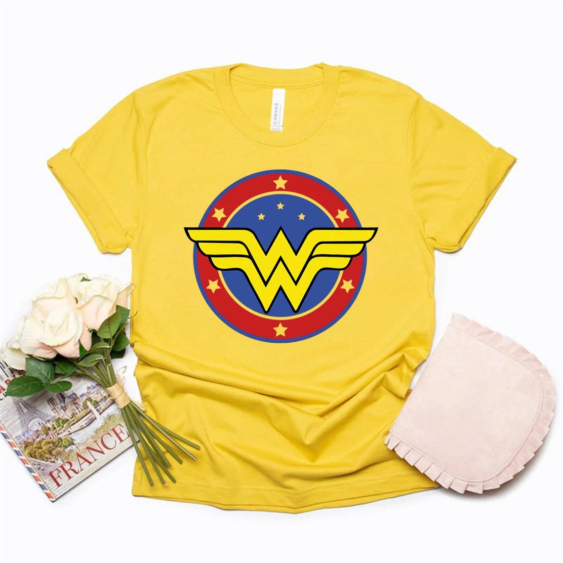 Wonder Female T-Shirt Mother's Day Gift T Shirt Feminist Shirt Girl Power Tshirt Superhero Mama Tee Wonder Mom Woman Graphic Tee - Lizard Vigilante