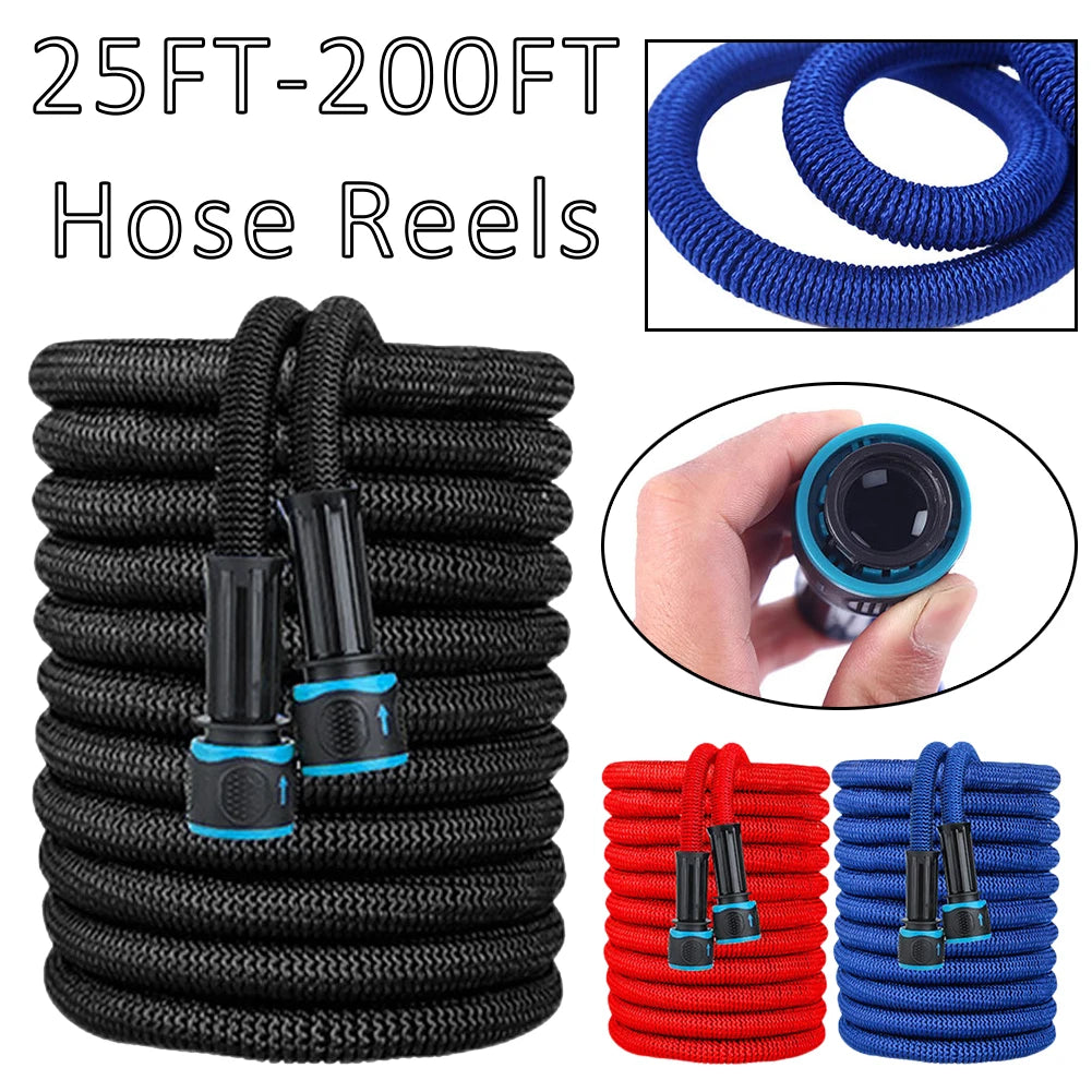 25FT-100FT Expandable Flexible Water Hose - Durable Garden Sprayer with No Kink Design - Premium hose from Lizard Vigilante - Just $28.99! Shop now at Lizard Vigilante