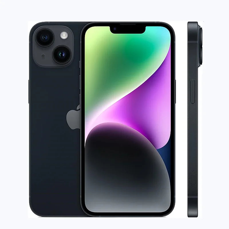 iPhone 14 International Version 1SIM+1eSIM 128/256GB ROM 6GB RAM 6.1" Genuine Super Retina OLED Face ID NFC A15 5G 98% New