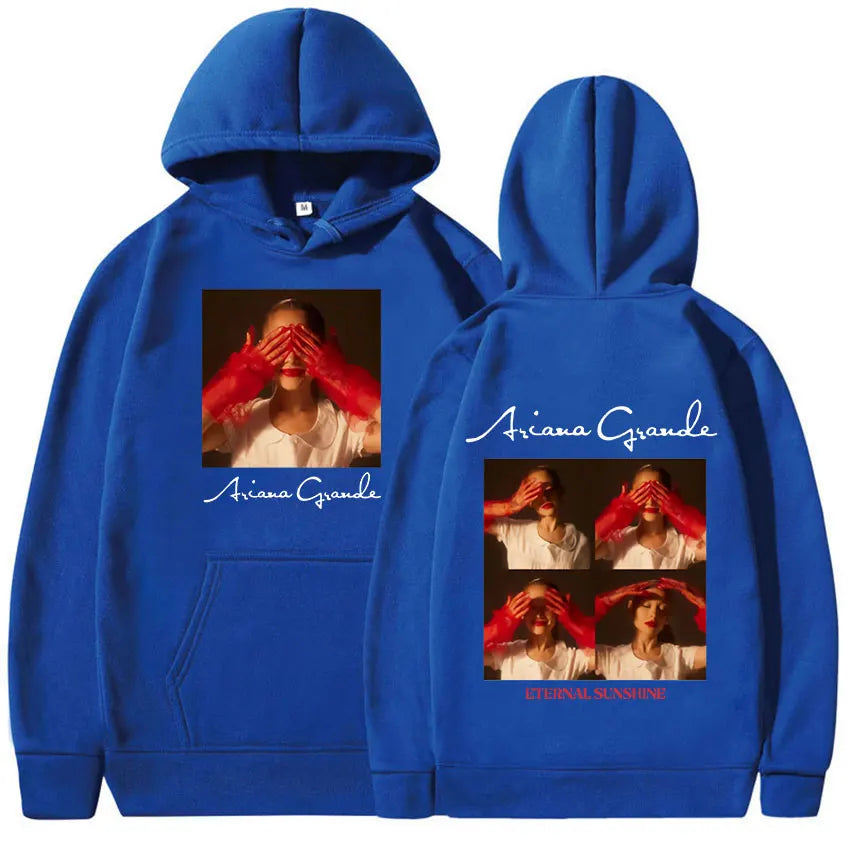 2024 Ariana Grande Eternal Sunshine Tour Oversized Hoodie – Vintage Aesthetic Unisex Hip Hop Sweatshirt - Premium Long-sleeve hoodie from Lizard Vigilante - Just $48.88! Shop now at Lizard Vigilante