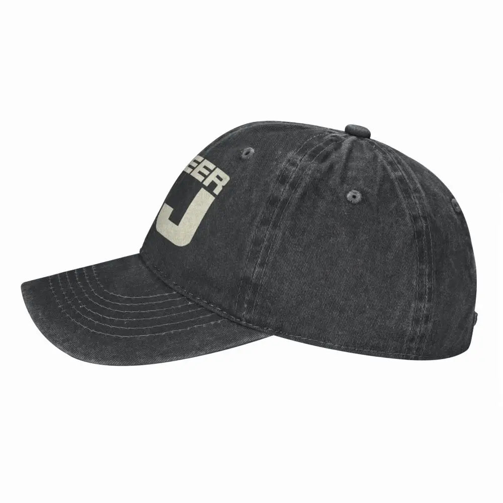 Pioneers DJ Pro Denim Baseball Cap - Custom Logo Trucker Hat for Stylish Sun Protection - Premium hat from Lizard Vigilante - Just $24.88! Shop now at Lizard Vigilante