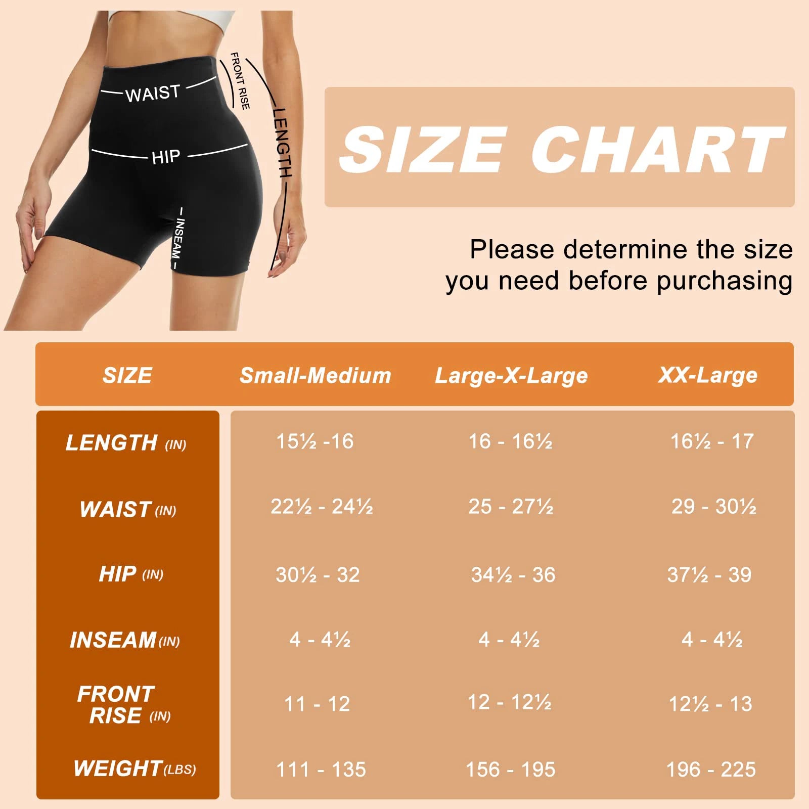 Women's High-Waisted Workout Biker Shorts - Tummy Control Spandex Booty Shorts - Premium biker shorts from Lizard Vigilante - Just $22.88! Shop now at Lizard Vigilante