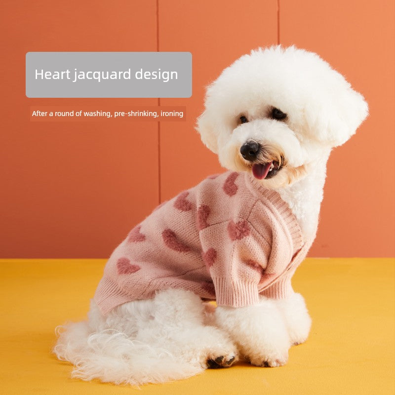 UF.Bemo Princess Style Pet Sweater for Small Dogs – Autumn & Winter Cardigan - Premium dog clothes from Lizard Vigilante - Just $39.99! Shop now at Lizard Vigilante