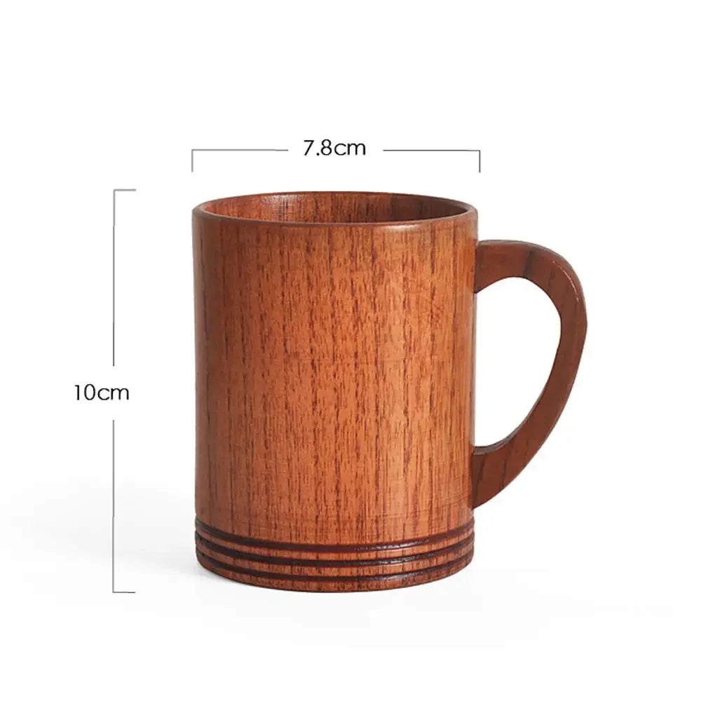 Epic Viking Wooden Beer Mug Tankard - Rustic Barrel Stein for Men & Women - Perfect for Beer, Coffee, Milk, or Tea - Drink Like a Legend! - Premium mug from Lizard Vigilante - Just $17.88! Shop now at Lizard Vigilante