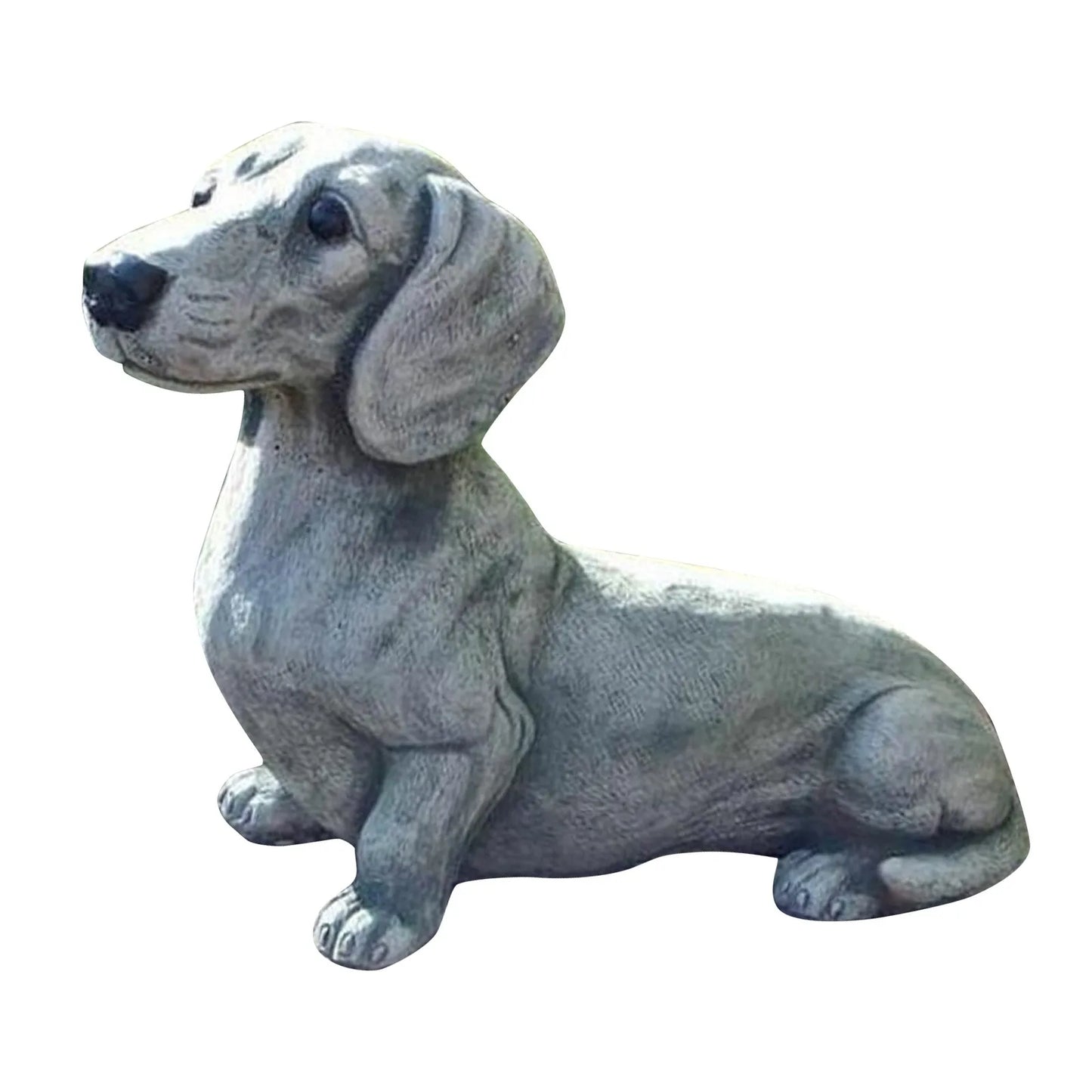 1pc Puppy Sculpture Garden Decoration Resin Puppy Decoration Garden Decoration Commemorative Dog Statue Puppy Lying Decoration