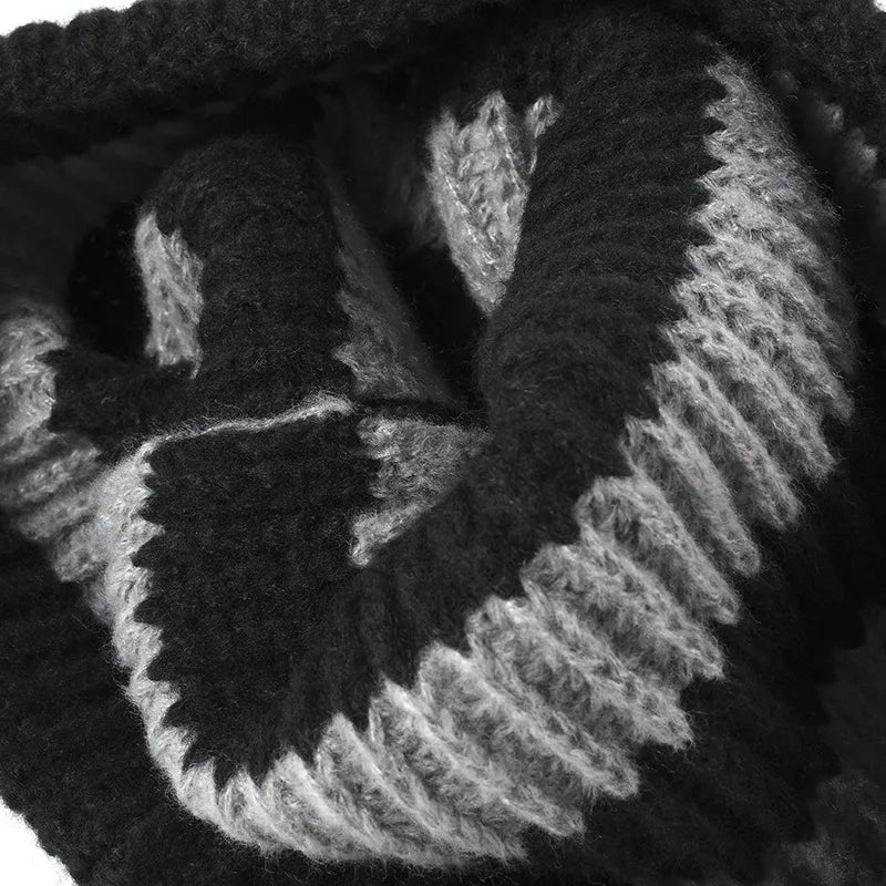 Frostline Riot Striped Vintage Beanie