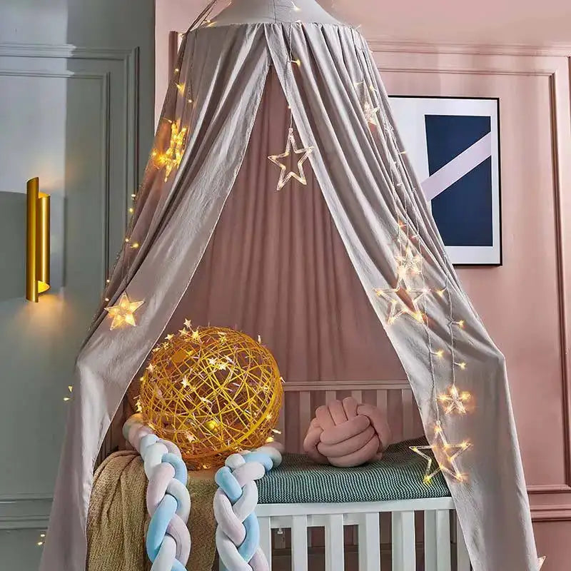 Kids Mosquito Net Baby Crib Curtain Hanging Tent Bed Decor Girl Princess Hanging Bed Canopy Living Corner Play Reading NookDecor