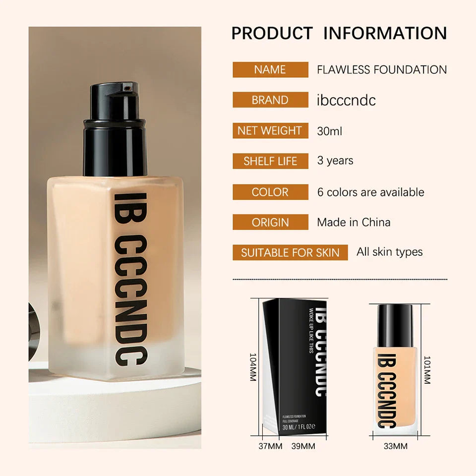 High Coverage Foundation Foundation Face Cream Cosmetic Foundations Makeup Waterproof Mist Korean Makeup Base Make Up Cc Bb Full