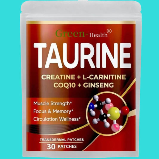 Taurine Transdermal Patches - Muscle Strength, Focus, Memory Support | 30 Patches, One-Month Supply - Premium taurine patches from Lizard Vigilante - Just $12.99! Shop now at Lizard Vigilante