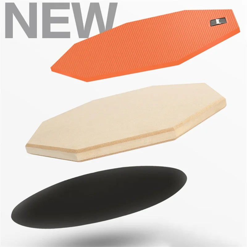 8 Inch Double-Sided Snare Drum Practice Pad with Silent Surfaces