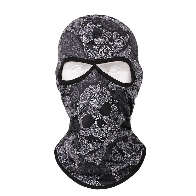 Skull Bandana Balaclava for Men & Women – Halloween Windproof Sports Scarf, Full Face Cover for Riding, Skiing, Fishing, Hiking, and More - Premium T-Shirt from Lizard Vigilante - Just $19.99! Shop now at Lizard Vigilante