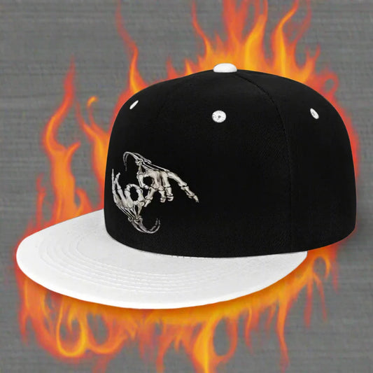 Korn Skeleton Fingers Baseball Cap – Adjustable Unisex Rock Band Hat - Premium cap from Add ds - Just $23.88! Shop now at Lizard Vigilante