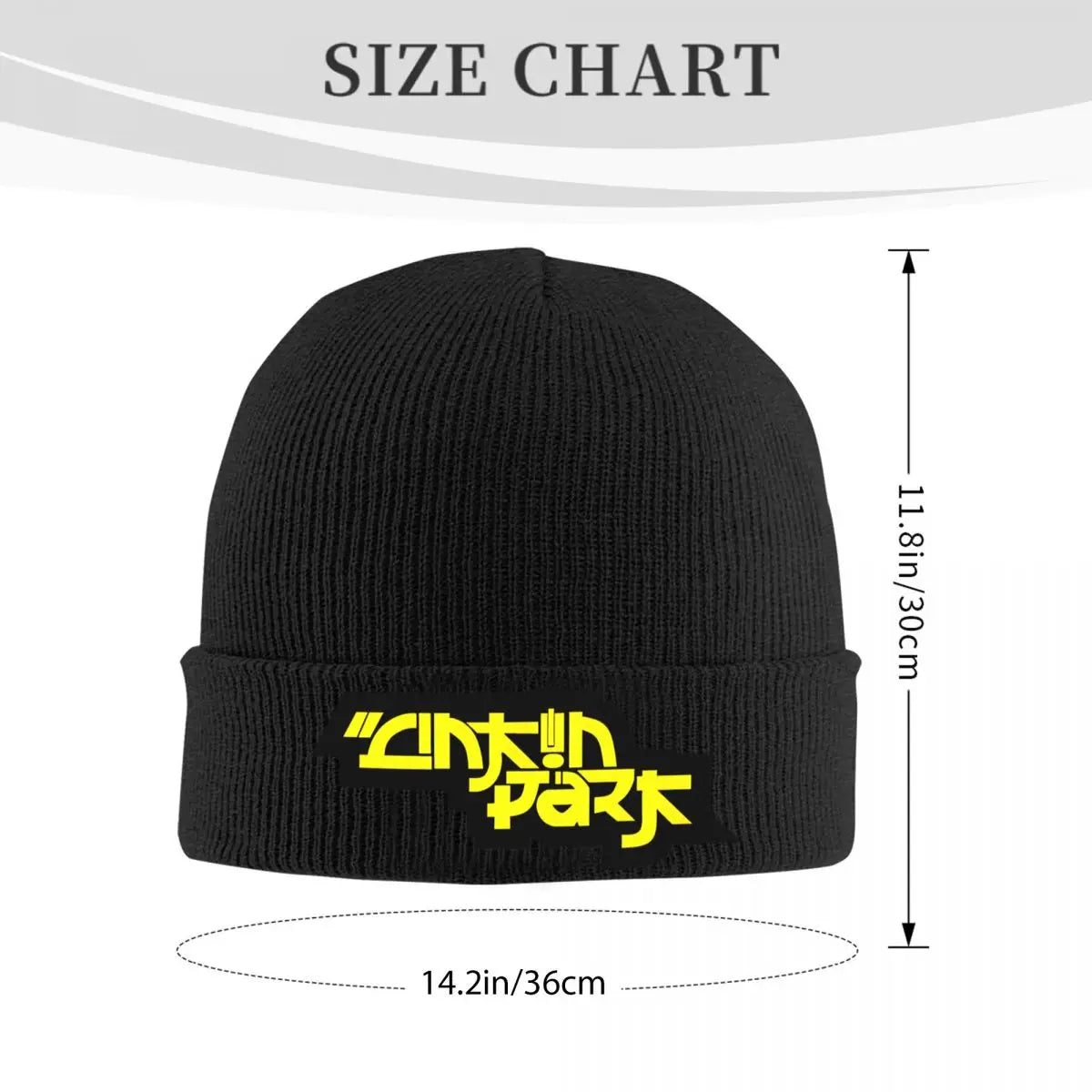 Linkin Park Yellow Logo Beanie Hat - Rock Nu-Metal Knit Cap for Adults & Unisex - Cozy Autumn Gift Idea - Premium unisex beanie from Lizard Vigilante - Just $22.88! Shop now at Lizard Vigilante