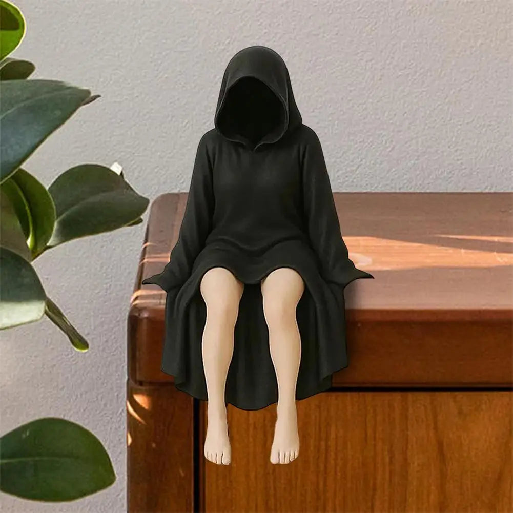 Mysterious Statue Gothic Resin Ornaments Mysterious Statue Home Desktop Sculpture Halloween Decoration