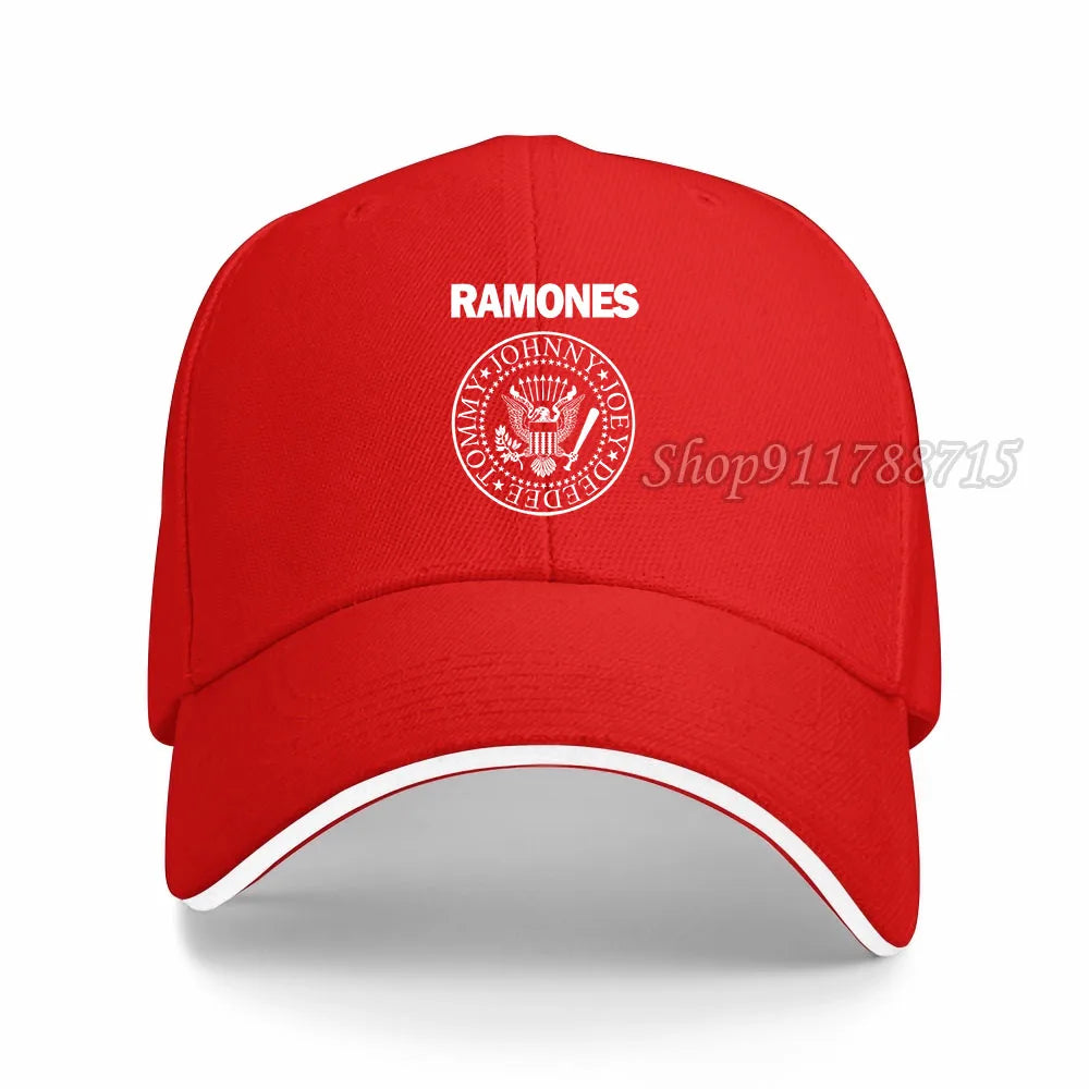 Ramone Seal Graphic Baseball Cap – Punk Rock Forest Hills Album Hat for Men and Women