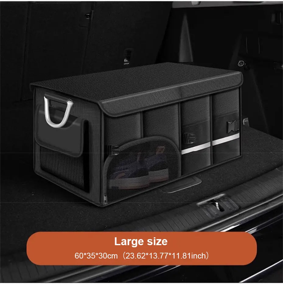 SEAMETAL Large Capacity Car Trunk Organizer 36L/72L/110L Foldable Car Storage Box Waterproof Storage Bag for Fishing Camping - Premium  from Lizard Vigilante - Just $8.99! Shop now at Lizard Vigilante