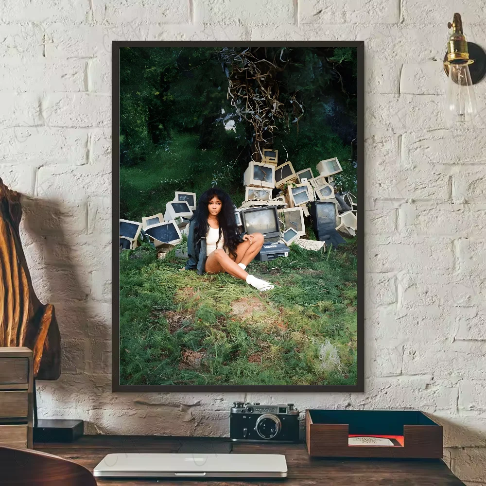 SZA "SOS WAVES" Waterproof HD Album Poster – Sticky Aesthetic Wall Art for Bedroom, Bar, Studio, or Mood-Set Living Spaces - Premium poster from dsers - Just $8.99! Shop now at Lizard Vigilante