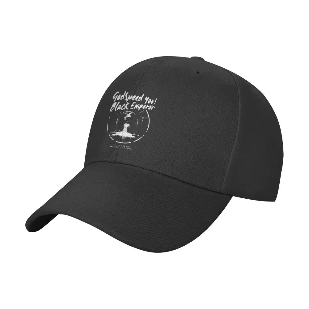 Godspeed You Black Emperor Baseball Cap - Adjustable Fitted Sun Cap for Metal Music Fans - Premium hat from Lizard Vigilante - Just $23.88! Shop now at Lizard Vigilante