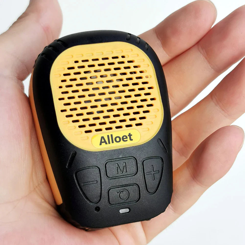 Wearable Bluetooth-Compatible5.3 Speaker with Strap Magnetic Clip-On Wireless Portable Speakers Small Speaker for Cycling/Hiking