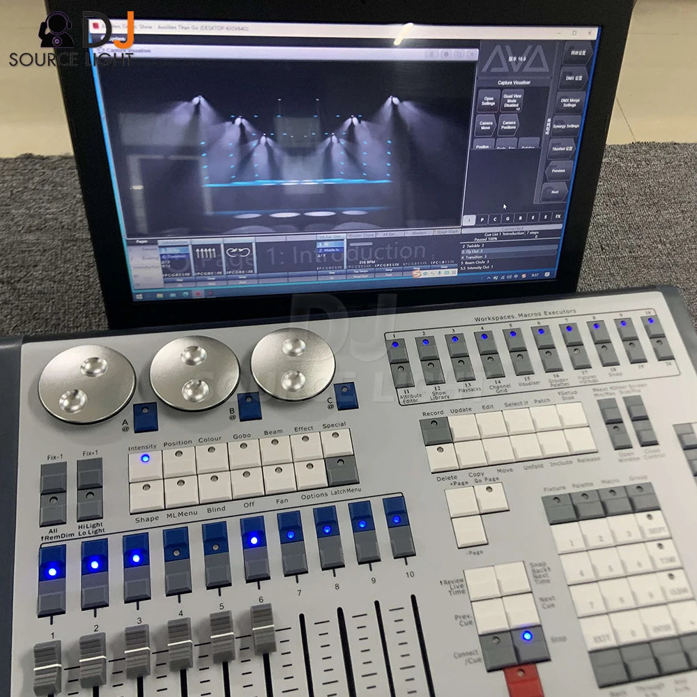 Professional Titan Mobile V16 Version Console Touch Wing on PC Stage Light Controller Tiger DJ Disco Lighting DMX512 Console MA2 - Premium lighting console from Lizard Vigilante - Just $988.88! Shop now at Lizard Vigilante