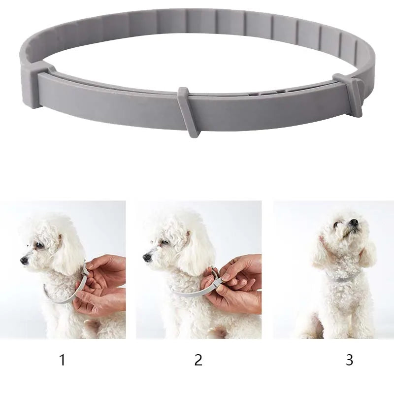 Pet Anti Flea Collar Adjustable Antiparasitic Cat Dog Necklace Portable Outdoor Anti-mosquito & Insect Repellent Pet Supplies - Premium flea collar from Lizard Vigilante - Just $13.99! Shop now at Lizard Vigilante