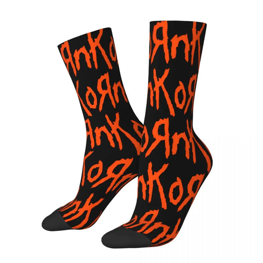 Korn Band Socks - Women's Rock Music Socks - Premium socks from Lizard Vigilante - Just $18.88! Shop now at Lizard Vigilante