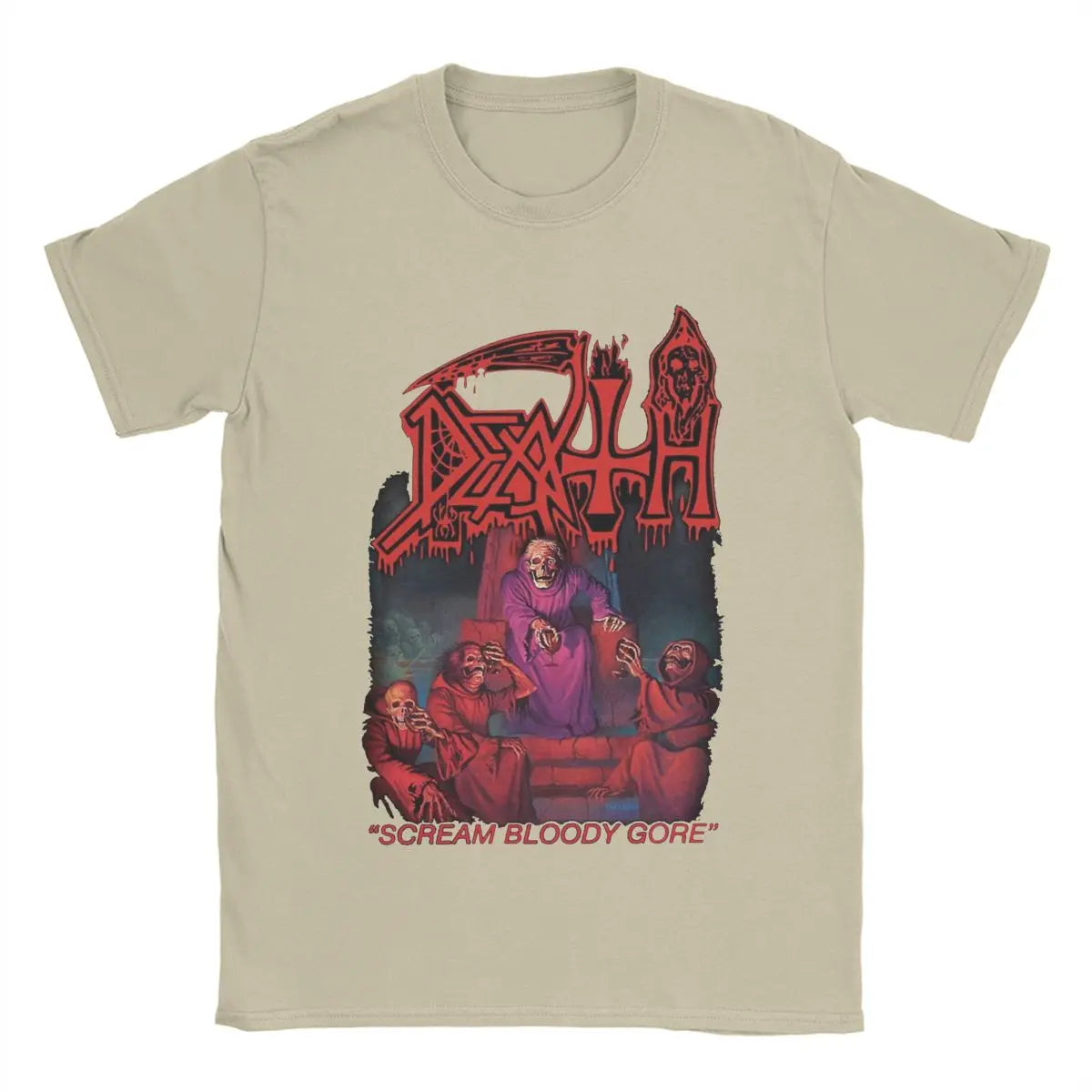 Death Rock Band "Scream Bloody Gore" T-Shirt – Men’s & Women’s 100% Cotton Funny Casual Tee - Premium T-Shirt from Lizard Vigilante - Just $23.88! Shop now at Lizard Vigilante