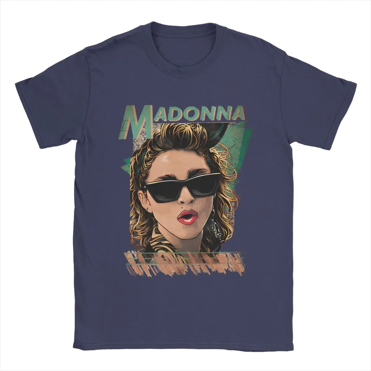 Men Women's Madonna Singer Vintage Music Pop Albums T-Shirt Merch Novelty Pure Cotton T Shirt Top Tee Clothes Graphic Printing - Premium  from Lizard Vigilante - Just $20.99! Shop now at Lizard Vigilante