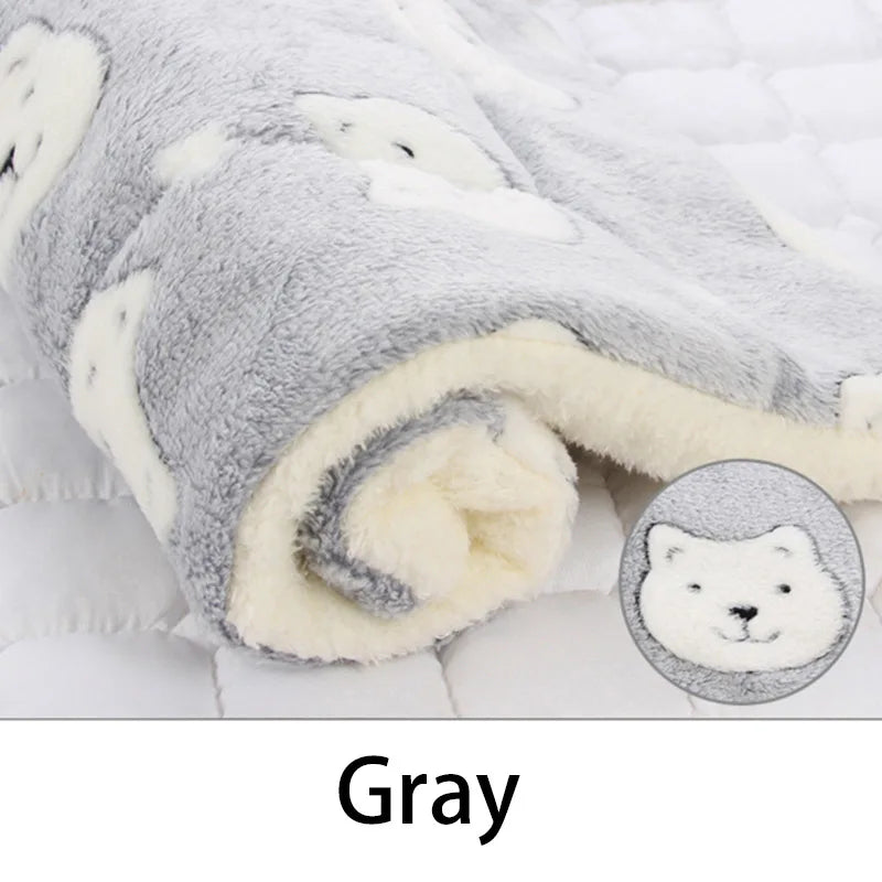 Cozy Pet Sleeping Mat – Soft Flannel Dog and Cat Bed Blanket - Premium pet mat from Lizard Vigilante - Just $19.88! Shop now at Lizard Vigilante